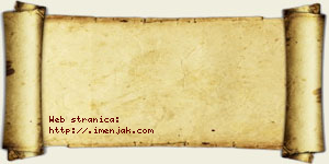 Vera Jočanin vizit kartica